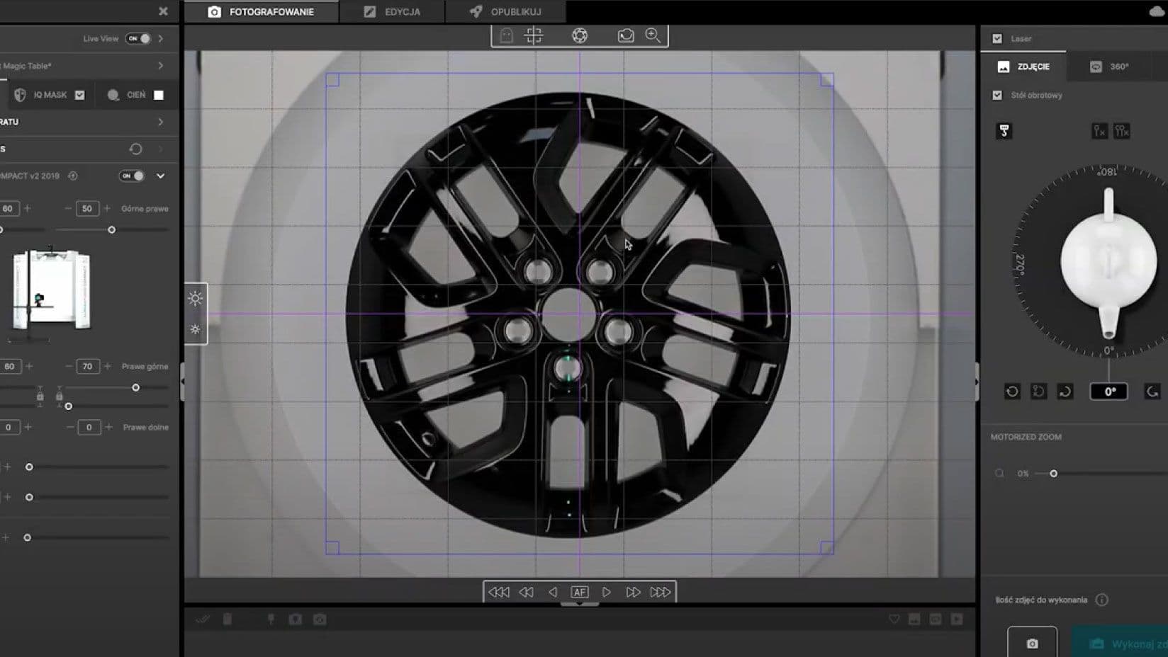 Software y hardware para fotografía automotriz
