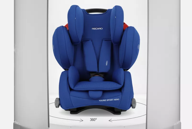 Plato giratorio motorizado en Alphastudio Compact