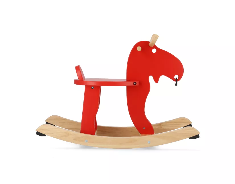 Packshot de caballo de juguete mecedor