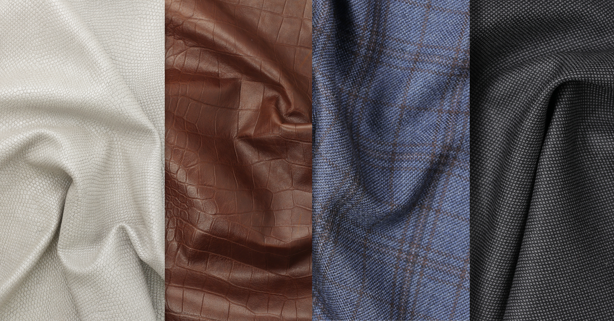 Textura textil con luz lateral